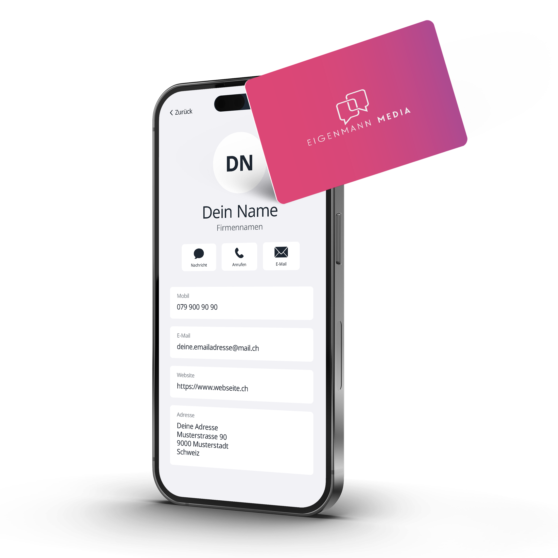 Digitale Visitenkarte – Clever Kontaktdaten austauschen